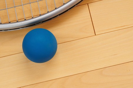 can racquetball touch front wall twice if only bounce once